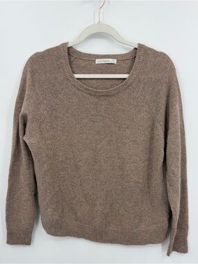 SUBTLE LUXURY Cashmere Sweater‎ XS/S brown beige metallic